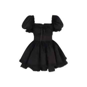 Selkie Collection FW24 Short Sleeved Dresses Women's Black