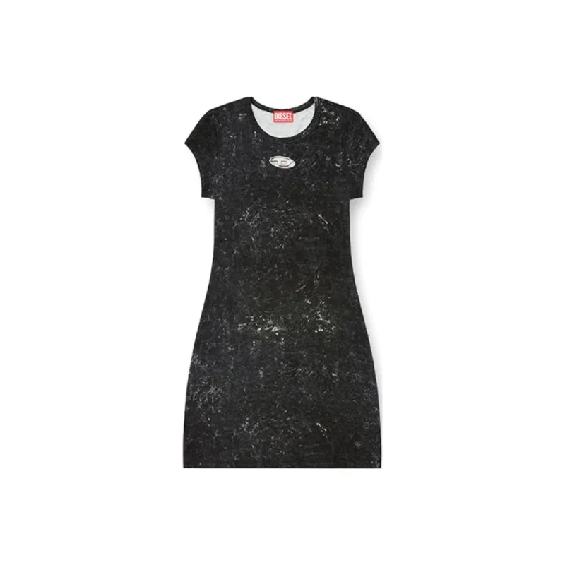 DIESEL D-Angiel-P1 Oval D Mini Dress-0