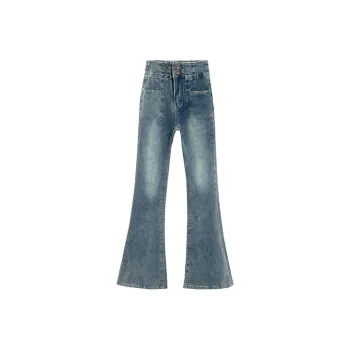QYPRF Flared Pants Jeans Women's
