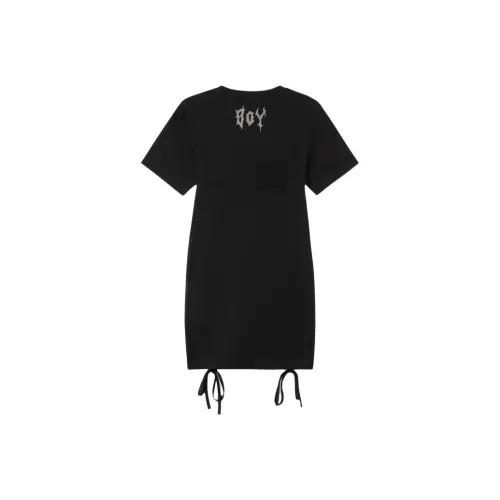 Boy London Short Sleeved Dresses Women's Black