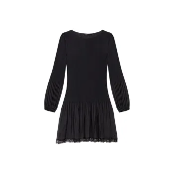 Maje Long Sleeved Dresses Women's Black