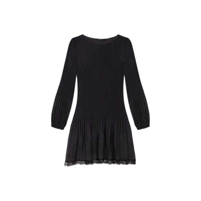 Maje Long Sleeved Dresses Women's Black-0