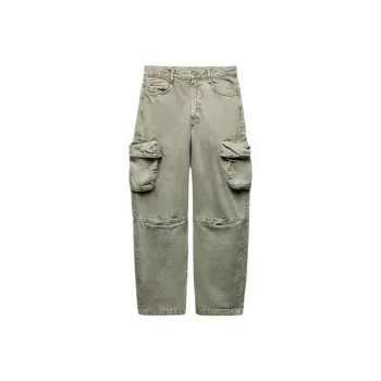 ZARA Jeans Women's Khaki
