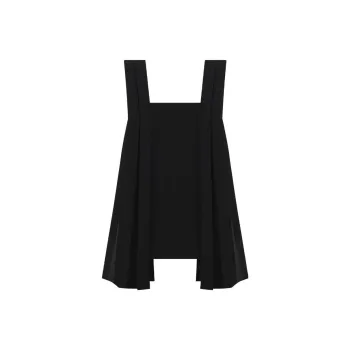 WE11DONE Pleat detail Sleeveless Minidress