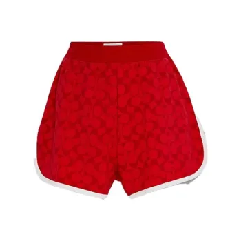 COACH Casual Shorts Women's Red
