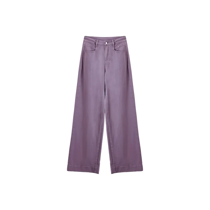 XIANGYING Jeans Women's Purple-0