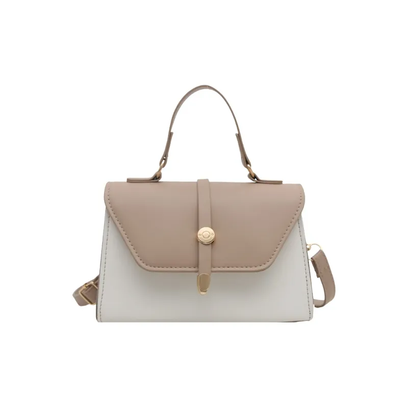 TOUTSEUL YOLO PU One Shoulder Handbag Women's White/Black/Red/Khaki/Brown-15