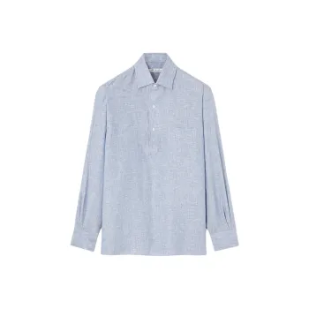 Loro Piana Polo Shirt Men's Light Indigo