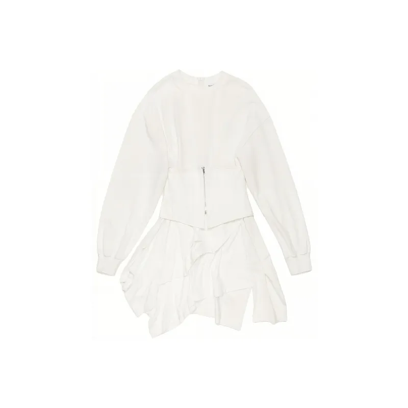 Acne Studios Layered Asymmetric Mini Dress-0