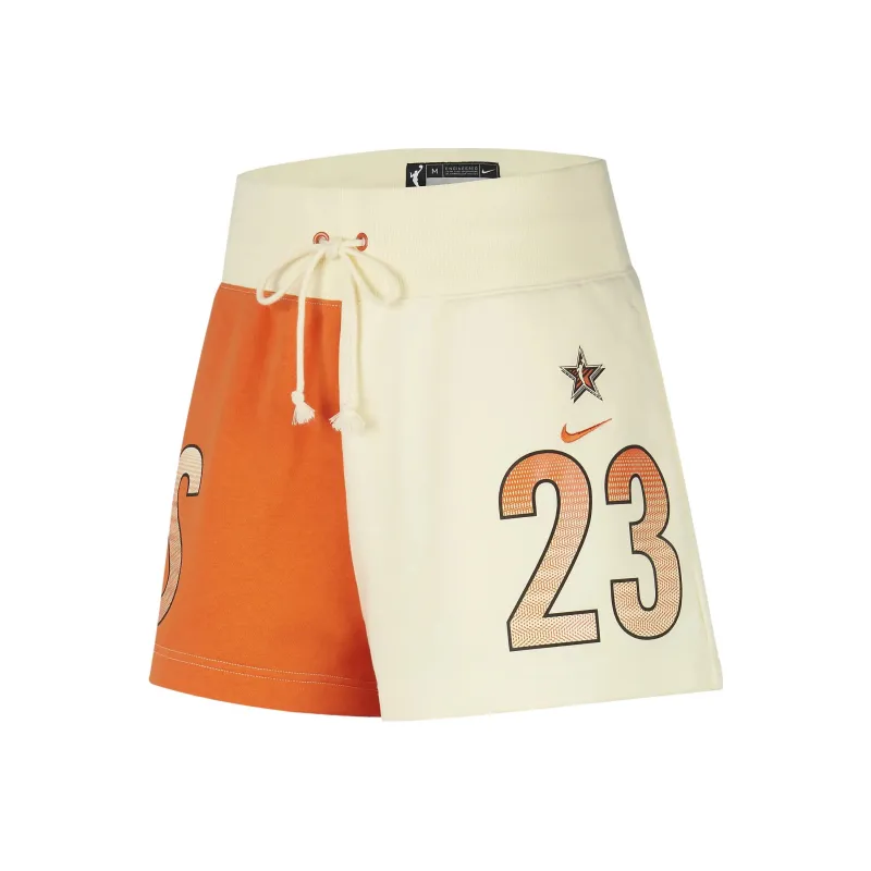 Nike Casual Shorts Women's Beige Orange-0
