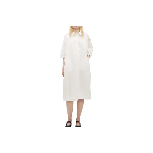 LA GARCONNE SS24 Short-Sleeved Dresses Women's White