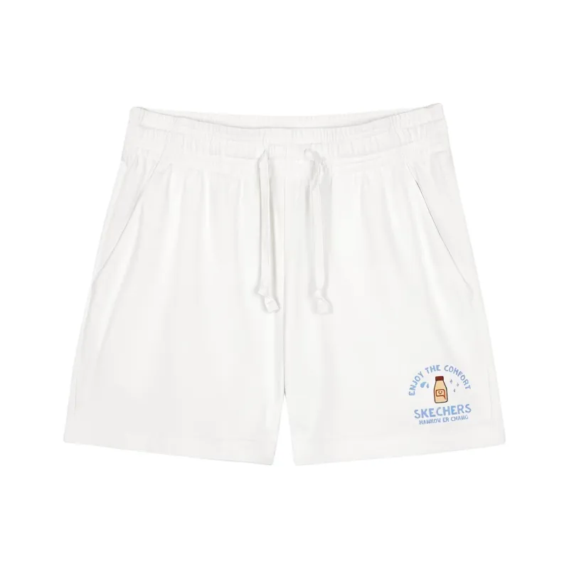 Skechers Hankou No. 2 Factory Joint Series Casual Shorts Women's Bright White/0019-0