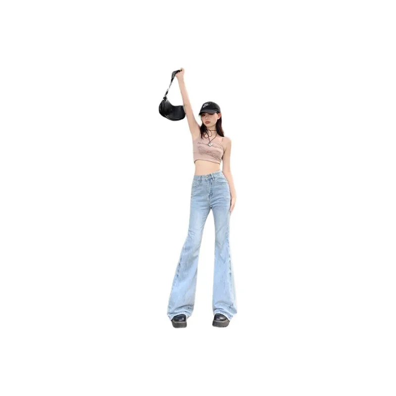 Wen Shan Jeans Women's Light Blue-0