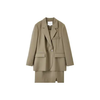 SENTUBILA Business Suits Women's Coffee