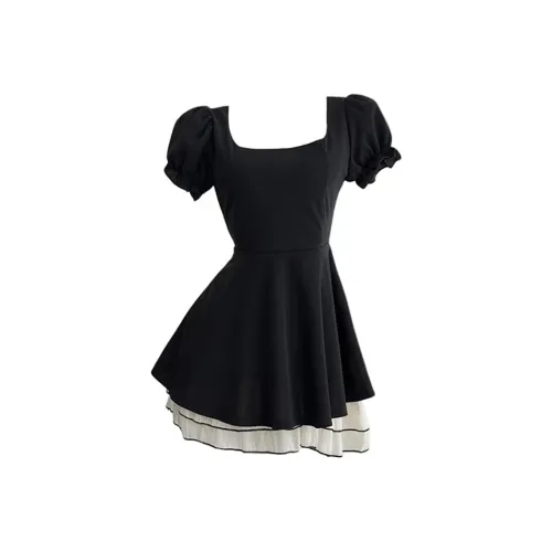 JOSR Short Sleeved Dresses Women's Black