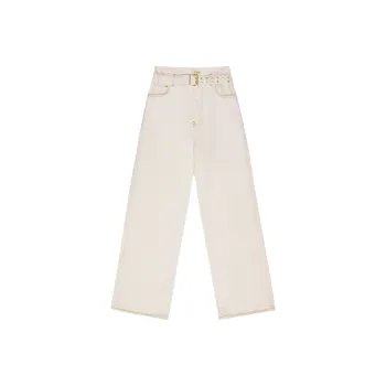 GANNI High Waist Belted Jeans