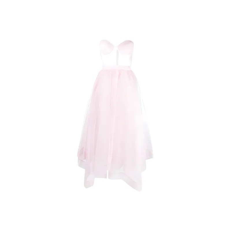 Alexander McQueen Strapless Boned bodice Dress-0