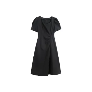 ETSE Short Sleeved Dresses Women's Black
