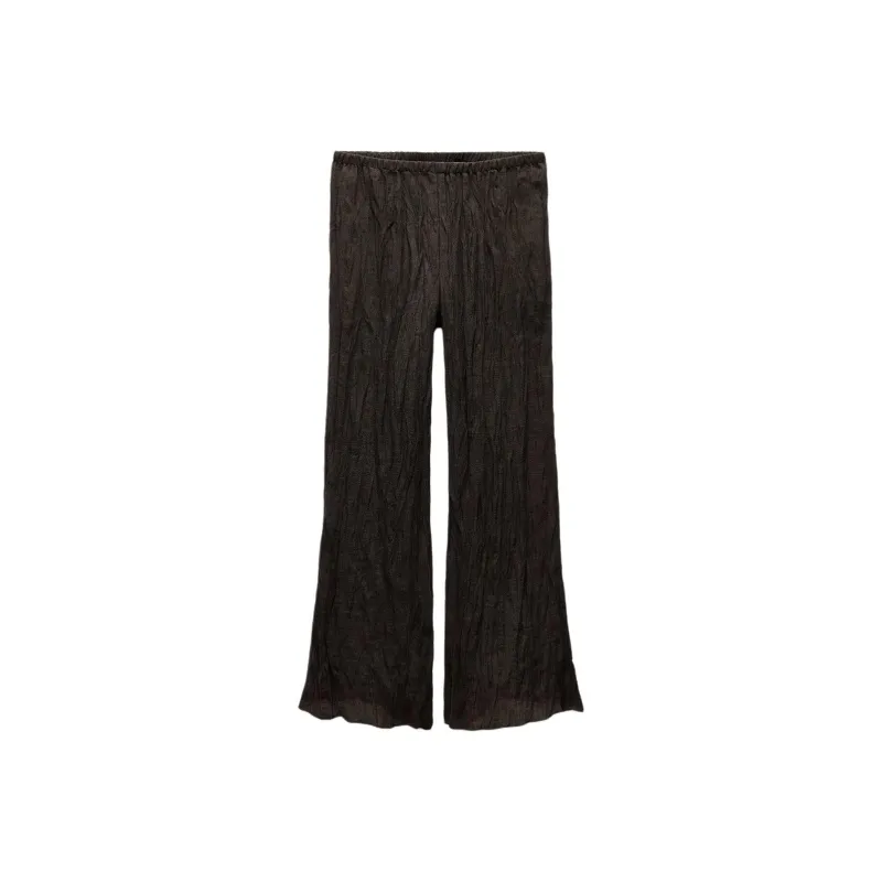 ZARA ZW Series Casual Pants Women's Brown-0