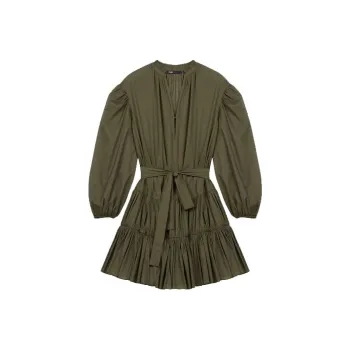 Maje Long Sleeved Dresses Women's Dark Green