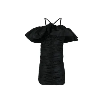 MSGM Short Sleeved Dress Women's Black
