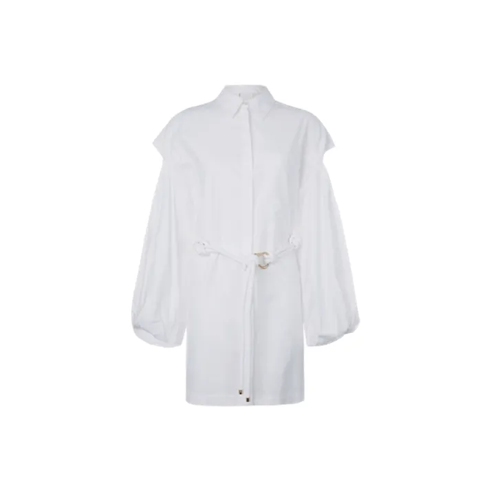 ACLER Long-Sleeved Dresses Women's White-0