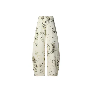 POPO.INFO Jeans Women's Leopard Print