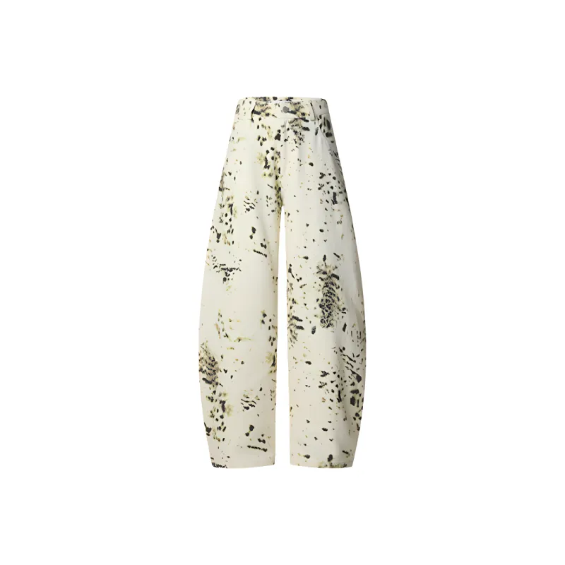 POPO.INFO Jeans Women's Leopard Print-0