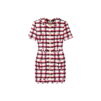 BALMAIN Short-Sleeved Dresses Women's Multicolor