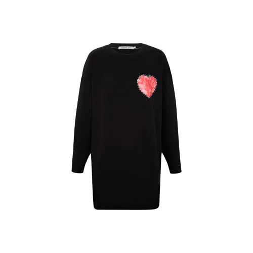 Calvin Klein Long Sleeved Dresses Women's Black