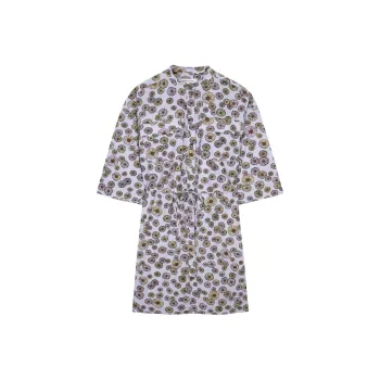 Maison Kitsune SS24 Long-Sleeved Dresses Women's Lavender