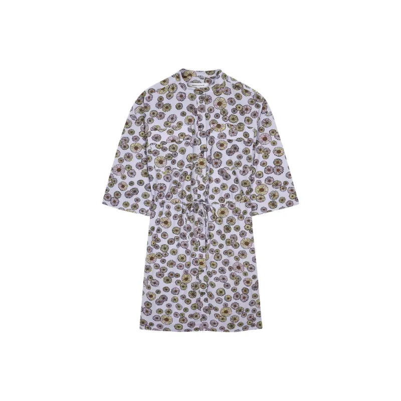 Maison Kitsune SS24 Long-Sleeved Dresses Women's Lavender-0