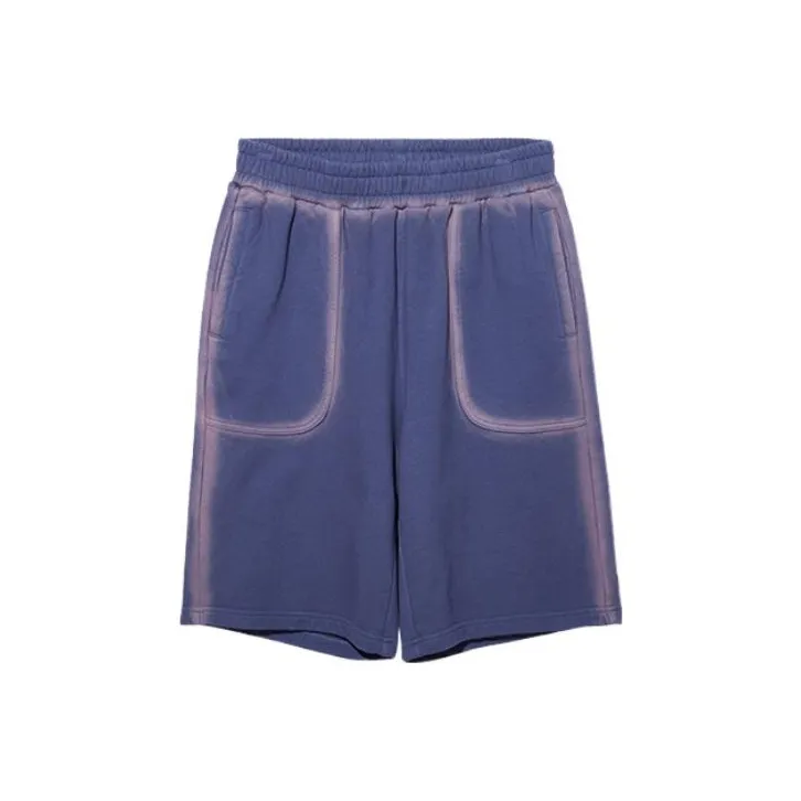 New Era Casual Shorts Women's Gray Blue-0