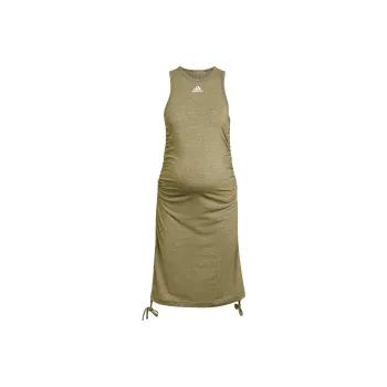 Adidas Sleeveless Dress Women's Dark Olive Green