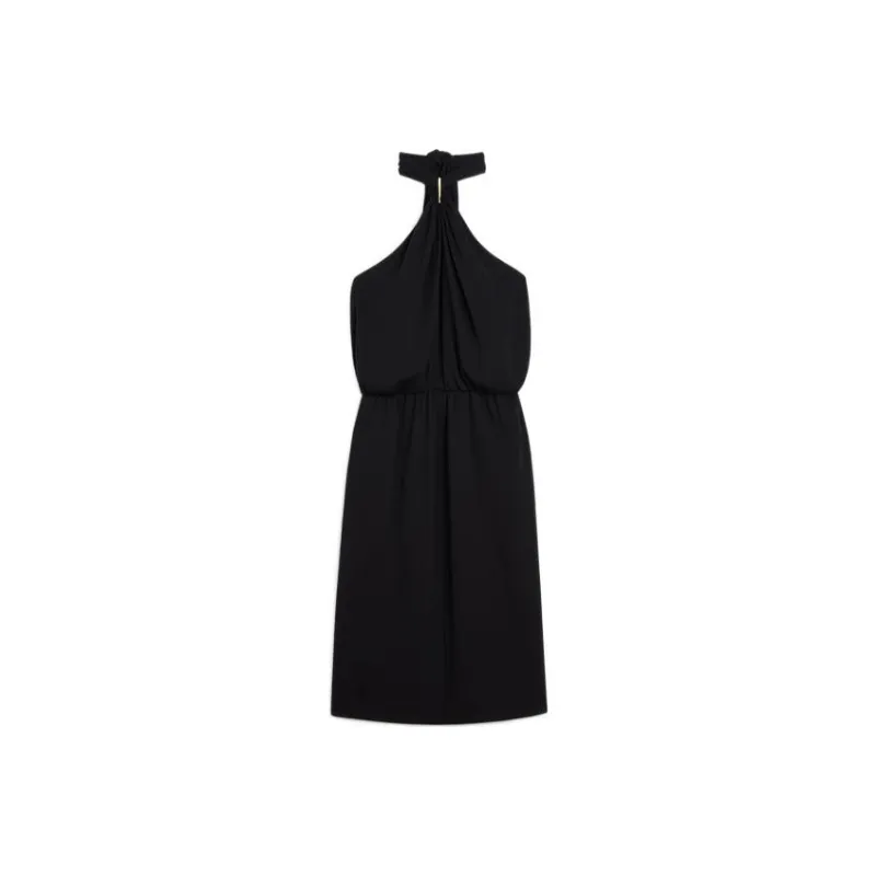 CELINE Halterneck Open Back Dress-0