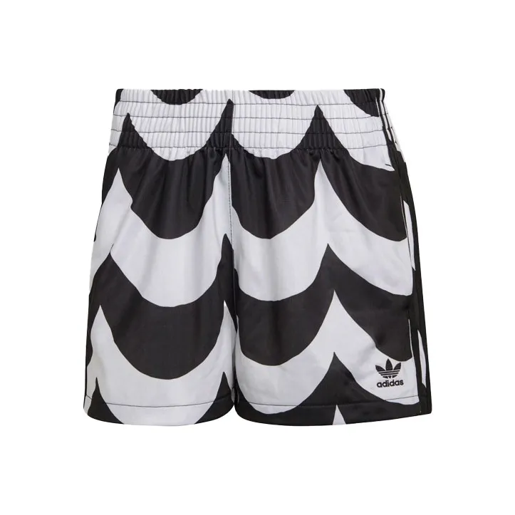 Adidas Originals MARIMEKKO Casual Shorts Women's Black White-0