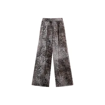 FORNI x YOYO Casual Pants Women's Leopard Print
