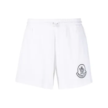 Moncler Logo Printed Drawstring Shorts