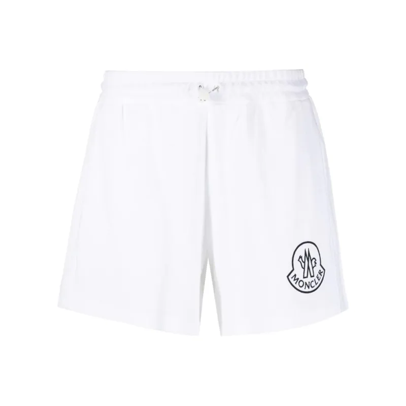Moncler Logo Printed Drawstring Shorts-0