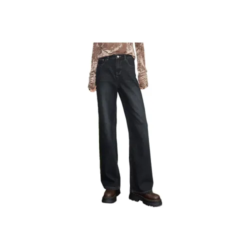 ELF SACK Jeans Women's Midnight Black