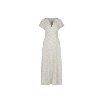 Rotate Polka Dot Printed Maxi Dress