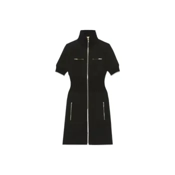 GUCCI High neck Zip up Minidress