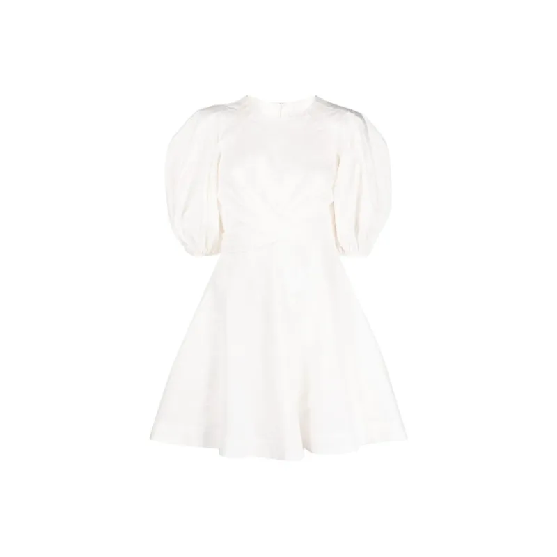 Zimmermann Short-Sleeved Dresses Women's White-0