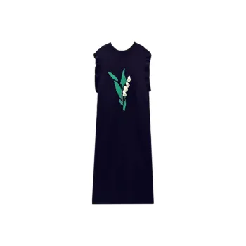 Wbwq Short Sleeved Dress Women's Black