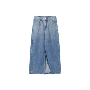 HIPPIEMISS Denim Long Skirts Women's