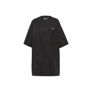 PRADA Short-Sleeved Dresses Women's Black