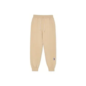 MLB Knitted Sports Pants Women's Light Sandy Brown