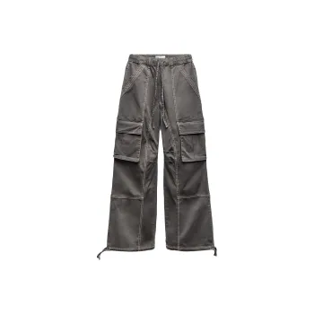 ZARA Cargo Pants Women's Dark Gray