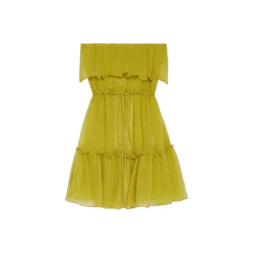 GUCCI Sleeveless Dresses Women's Green