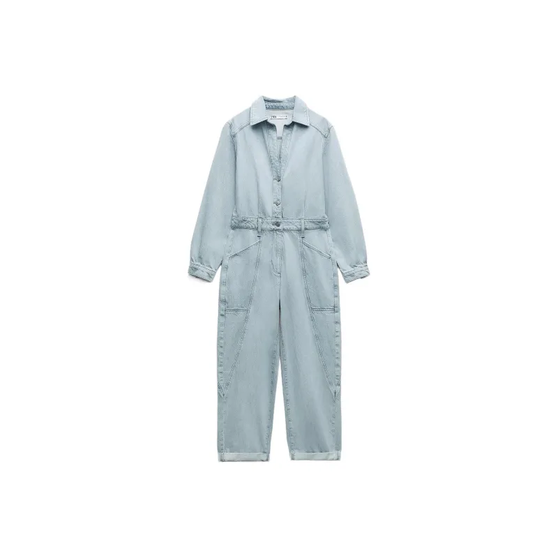 ZARA Jumpsuits Women's Gray-0